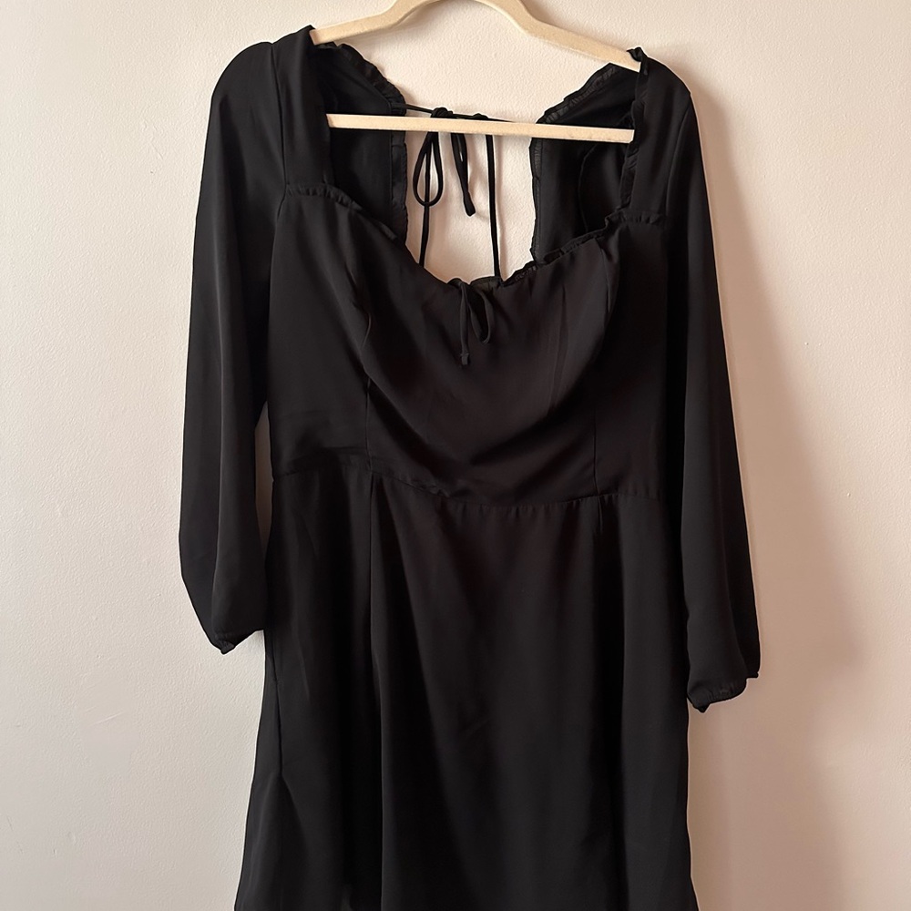 Abercrombie & Fitch Black Long Sleeve Dress